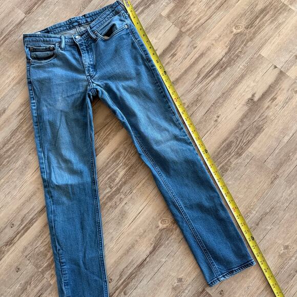 Levi’s 511 Men Slim Fit Jeans 31x32 Light Blue Stretch Denim Mid Rise Classic - Picture 8 of 11